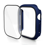 PC 一體成型鋼化膜錶殼，適用於 Apple Watch Series 10 / 11 46mm，適用於 Apple Watch Series 10 / 11 42mm