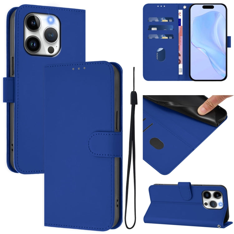 皮膚觸感純色皮革手機殼附掛繩，適用於 iPhone 14 / 13，適用於 iPhone 14 Pro