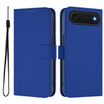 皮膚觸感純色皮革手機殼附掛繩，適用於iPhone Air、iPhone 16 Pro Max