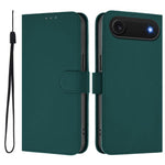 皮膚觸感純色皮革手機殼附掛繩，適用於iPhone Air、iPhone 16 Pro Max