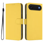 皮膚觸感純色皮革手機殼附掛繩，適用於iPhone Air、iPhone 16 Pro Max