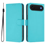 皮膚觸感純色皮革手機殼附掛繩，適用於iPhone Air、iPhone 16 Pro Max