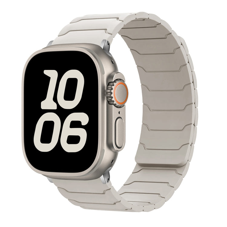 磁吸矽膠錶帶，適用 Apple Watch 46mm / 49mm / 45mm / 44mm，適用 Apple Watch 42mm / 41mm / 40mm / 38mm
