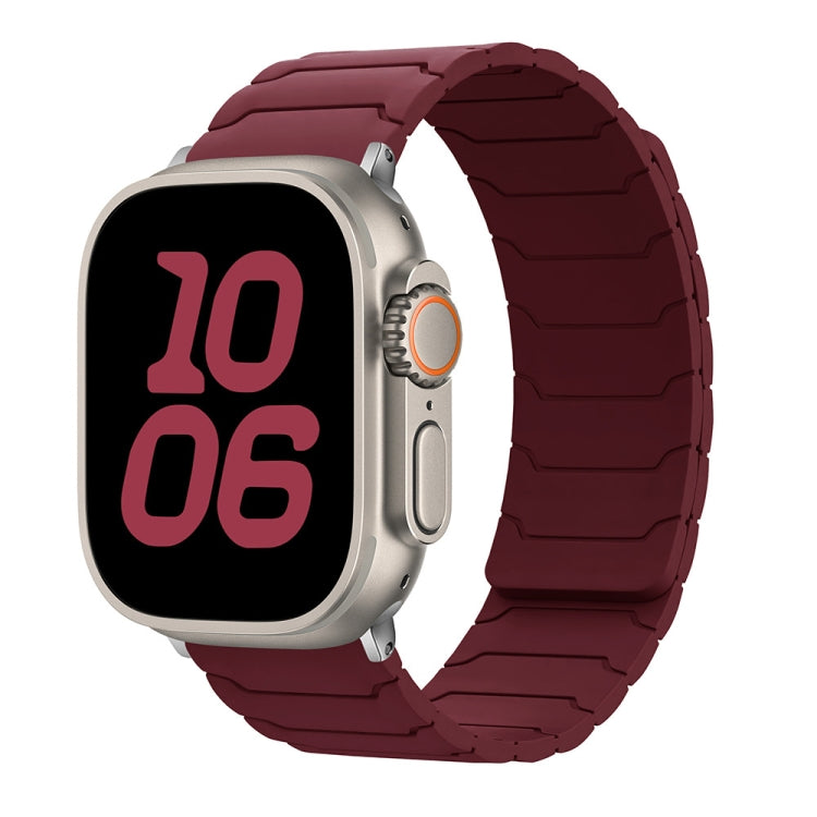 磁吸矽膠錶帶，適用 Apple Watch 46mm / 49mm / 45mm / 44mm，適用 Apple Watch 42mm / 41mm / 40mm / 38mm