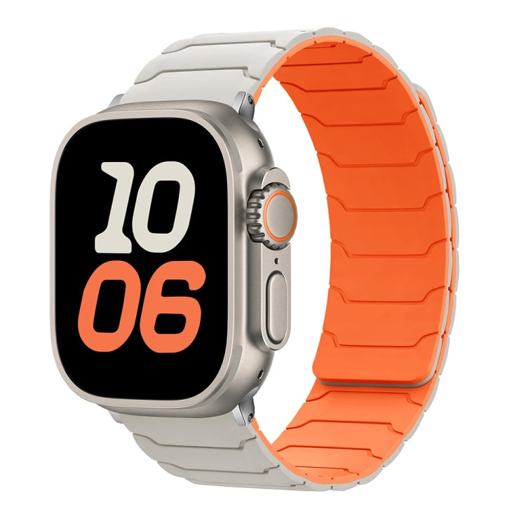磁吸矽膠錶帶，適用 Apple Watch 46mm / 49mm / 45mm / 44mm，適用 Apple Watch 42mm / 41mm / 40mm / 38mm