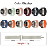磁吸矽膠錶帶，適用 Apple Watch 46mm / 49mm / 45mm / 44mm，適用 Apple Watch 42mm / 41mm / 40mm / 38mm