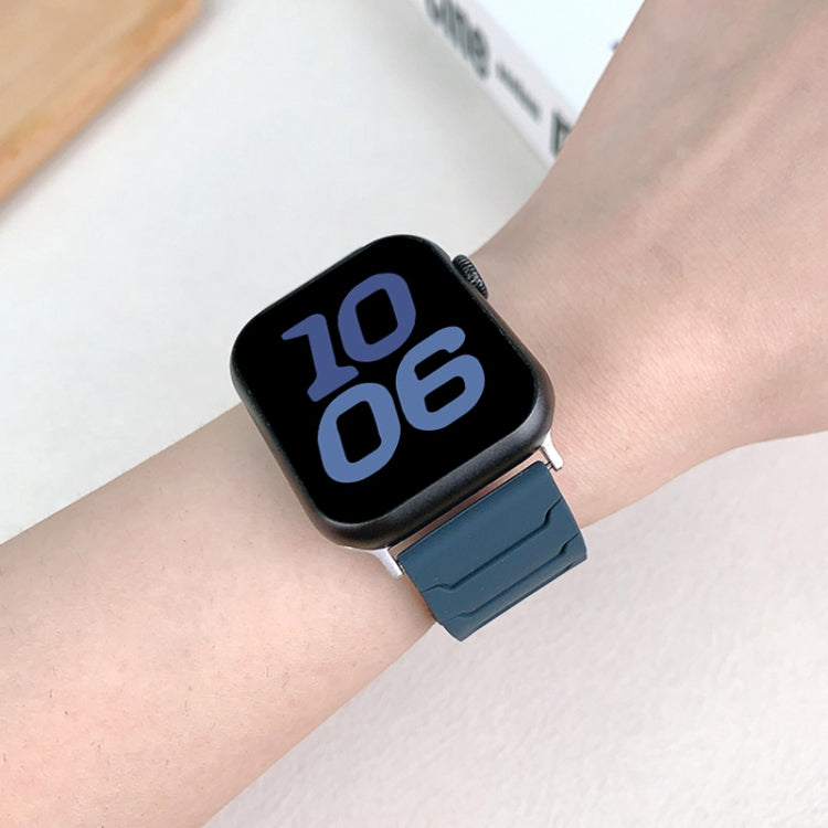 磁吸矽膠錶帶，適用 Apple Watch 46mm / 49mm / 45mm / 44mm，適用 Apple Watch 42mm / 41mm / 40mm / 38mm