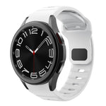 波浪紋反扣矽膠錶帶，適用於 Samsung Galaxy Watch 7 / 6 / 5 / 4