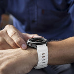 波浪紋反扣矽膠錶帶，適用於 Samsung Galaxy Watch 7 / 6 / 5 / 4