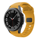 波浪紋反扣矽膠錶帶，適用於 Samsung Galaxy Watch 7 / 6 / 5 / 4