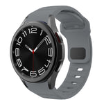 波浪紋反扣矽膠錶帶，適用於 Samsung Galaxy Watch 7 / 6 / 5 / 4