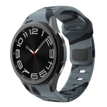 波浪紋反扣矽膠錶帶，適用於 Samsung Galaxy Watch 7 / 6 / 5 / 4