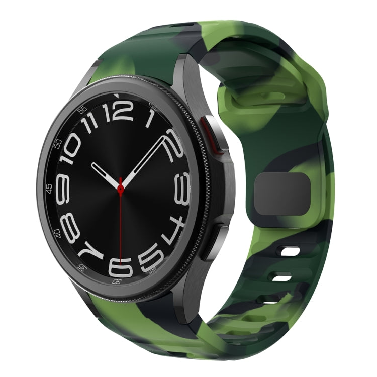 波浪紋反扣矽膠錶帶，適用於 Samsung Galaxy Watch 7 / 6 / 5 / 4