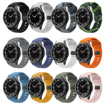 波浪紋反扣矽膠錶帶，適用於 Samsung Galaxy Watch 7 / 6 / 5 / 4