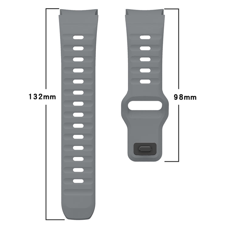 波浪紋反扣矽膠錶帶，適用於 Samsung Galaxy Watch 7 / 6 / 5 / 4