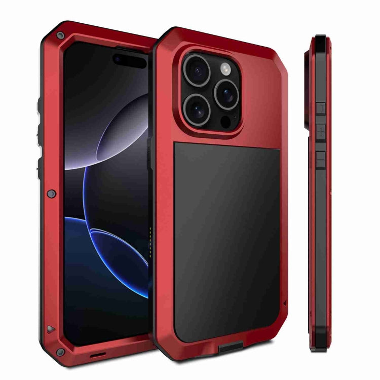 RedPepper三重防護金屬手機殼，適用於iPhone 17 Pro Max、iPhone 17 Pro、iPhone 17、iPhone Air、iPhone 16 Pro Max、iPhone 16 Pro、iPhone 16 Plus、iPhone 16