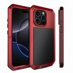 RedPepper三重防護金屬手機殼，適用於iPhone 17 Pro Max、iPhone 17 Pro、iPhone 17、iPhone Air、iPhone 16 Pro Max、iPhone 16 Pro、iPhone 16 Plus、iPhone 16