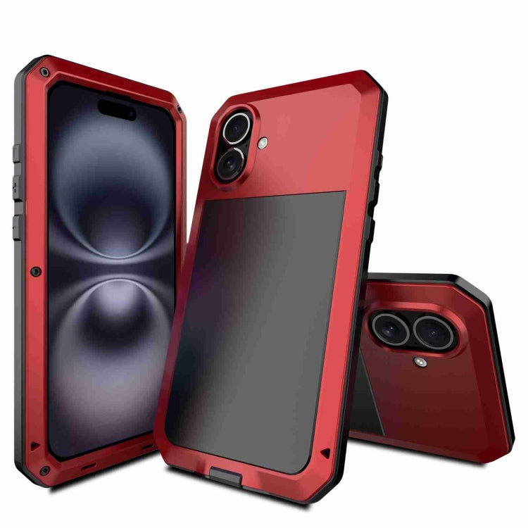 RedPepper三重防護金屬手機殼，適用於iPhone 17 Pro Max、iPhone 17 Pro、iPhone 17、iPhone Air、iPhone 16 Pro Max、iPhone 16 Pro、iPhone 16 Plus、iPhone 16