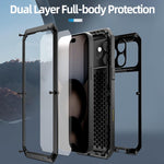 RedPepper三重防護金屬手機殼，適用於iPhone 17 Pro Max、iPhone 17 Pro、iPhone 17、iPhone Air、iPhone 16 Pro Max、iPhone 16 Pro、iPhone 16 Plus、iPhone 16