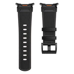機械風格皮革錶帶，適用於 Samsung Galaxy Watch Ultra 47mm / Ultra 2025
