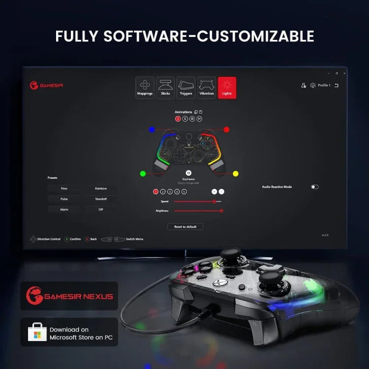 GameSir GameSir Kaleid 有線遊戲控制器，適用於 Xbox