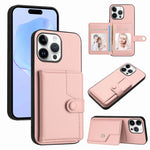 按鈕卡包RFID防盜手機殼，適用於iPhone 17 Pro Max、iPhone 17 Pro、iPhone 17、iPhone Air、iPhone 16 Pro Max、iPhone 16 Pro、iPhone 16 Plus、iPhone 16