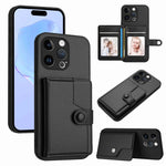 按鈕卡包RFID防盜手機殼，適用於iPhone SE 2022 / 2020、iPhone 13 Pro Max、iPhone 13 Pro、iPhone 13、iPhone 13 mini、iPhone 12、iPhone 12 Pro Max、iPhone 12 Pro