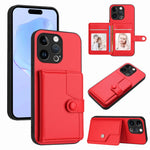 按鈕卡包RFID防盜手機殼，適用於iPhone SE 2022 / 2020、iPhone 13 Pro Max、iPhone 13 Pro、iPhone 13、iPhone 13 mini、iPhone 12、iPhone 12 Pro Max、iPhone 12 Pro