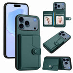 按鈕卡包RFID防盜手機殼，適用於iPhone 17 Pro Max、iPhone 17 Pro、iPhone 17、iPhone Air、iPhone 16 Pro Max、iPhone 16 Pro、iPhone 16 Plus、iPhone 16