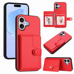 按鈕卡包RFID防盜手機殼，適用於iPhone 17 Pro Max、iPhone 17 Pro、iPhone 17、iPhone Air、iPhone 16 Pro Max、iPhone 16 Pro、iPhone 16 Plus、iPhone 16