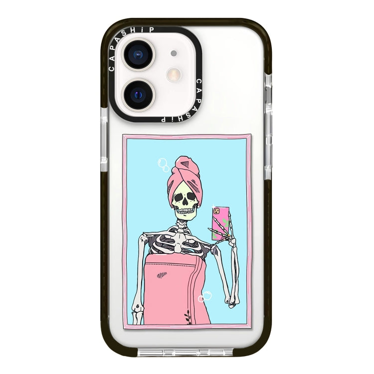 Simple Illustration Pattern Full Coverage Phone Case, For iPhone 12