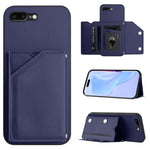 皮膚觸感四卡槽手機殼附手腕帶，適用於 iPhone 12 mini、iPhone 11 Pro Max、iPhone 11、iPhone 11 Pro、iPhone X / XS、iPhone XR、iPhone XS Max、iPhone 7 Plus / 8 Plus