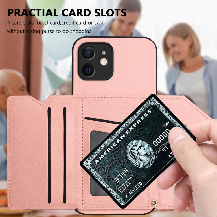 皮膚觸感四卡槽手機殼附手腕帶，適用於 iPhone 12 mini、iPhone 11 Pro Max、iPhone 11、iPhone 11 Pro、iPhone X / XS、iPhone XR、iPhone XS Max、iPhone 7 Plus / 8 Plus