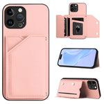 皮膚觸感四卡槽手機殼附手腕帶，適用於 iPhone 7 / 8 / SE 2020 2022、iPhone 13 Pro Max、iPhone 13 Pro、iPhone 13、iPhone 13 mini、iPhone 12、iPhone 12 Pro Max、iPhone 12 Pro