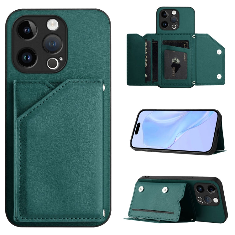 皮膚觸感四卡槽手機殼附手腕帶，適用於 iPhone 7 / 8 / SE 2020 2022、iPhone 13 Pro Max、iPhone 13 Pro、iPhone 13、iPhone 13 mini、iPhone 12、iPhone 12 Pro Max、iPhone 12 Pro