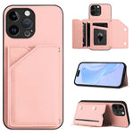 皮膚觸感四卡槽手機殼附手腕帶，適用於 iPhone 7 / 8 / SE 2020 2022、iPhone 13 Pro Max、iPhone 13 Pro、iPhone 13、iPhone 13 mini、iPhone 12、iPhone 12 Pro Max、iPhone 12 Pro
