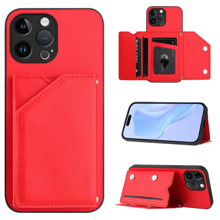 皮膚觸感四卡槽手機殼附手腕帶，適用於 iPhone 7 / 8 / SE 2020 2022、iPhone 13 Pro Max、iPhone 13 Pro、iPhone 13、iPhone 13 mini、iPhone 12、iPhone 12 Pro Max、iPhone 12 Pro