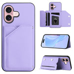 皮膚觸感四卡槽手機殼附手腕帶，適用於 iPhone 17 Pro Max、iPhone 17 Pro、iPhone 17、iPhone Air、iPhone 16 Pro Max、iPhone 16 Pro、iPhone 16 Plus、iPhone 16