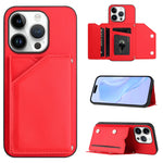 皮膚觸感四卡槽手機殼附手腕帶，適用於 iPhone 17 Pro Max、iPhone 17 Pro、iPhone 17、iPhone Air、iPhone 16 Pro Max、iPhone 16 Pro、iPhone 16 Plus、iPhone 16