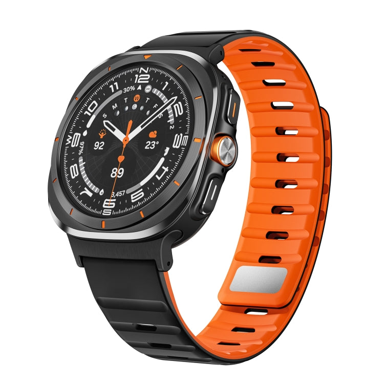 磁吸矽膠錶帶，適用於 Samsung Galaxy Watch Ultra 47mm / Ultra 2025