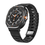 磁吸矽膠錶帶，適用於 Samsung Galaxy Watch Ultra 47mm / Ultra 2025