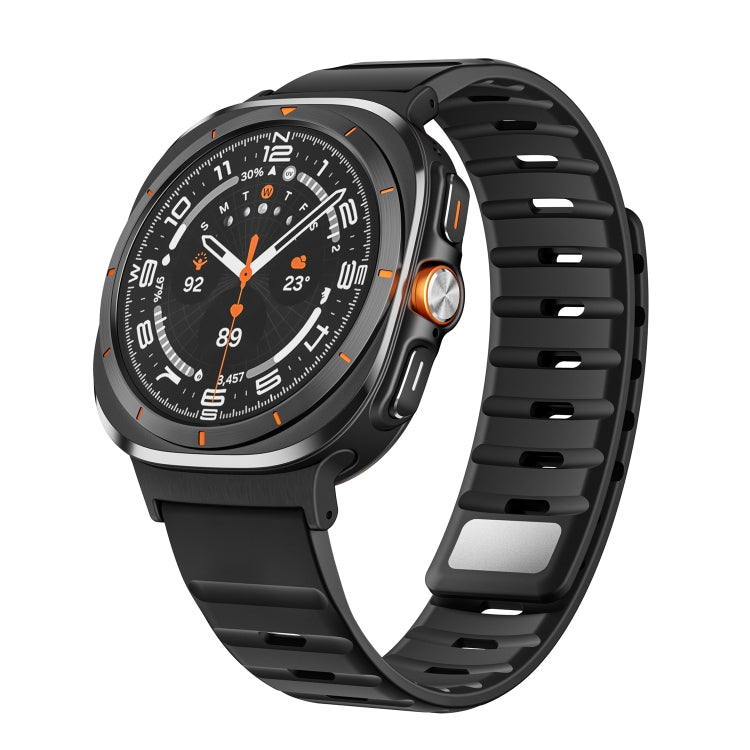 磁吸矽膠錶帶，適用於 Samsung Galaxy Watch Ultra 47mm / Ultra 2025