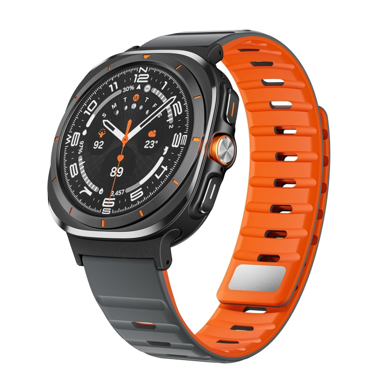 磁吸矽膠錶帶，適用於 Samsung Galaxy Watch Ultra 47mm / Ultra 2025