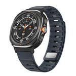磁吸矽膠錶帶，適用於 Samsung Galaxy Watch Ultra 47mm / Ultra 2025