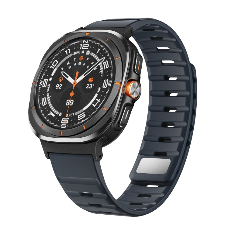 磁吸矽膠錶帶，適用於 Samsung Galaxy Watch Ultra 47mm / Ultra 2025