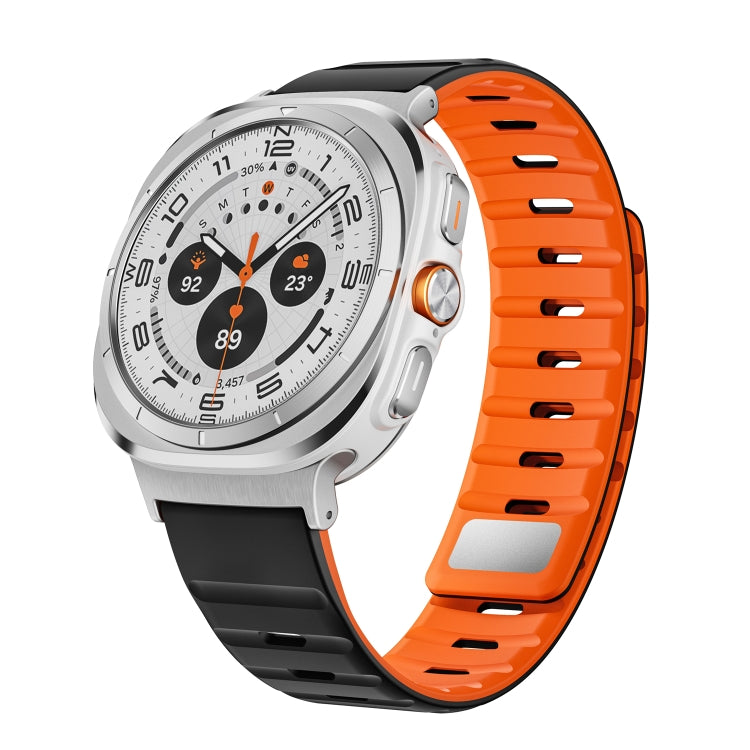 磁吸矽膠錶帶，適用於 Samsung Galaxy Watch Ultra 47mm / Ultra 2025