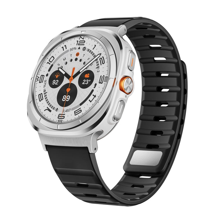 磁吸矽膠錶帶，適用於 Samsung Galaxy Watch Ultra 47mm / Ultra 2025