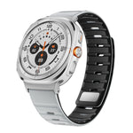 磁吸矽膠錶帶，適用於 Samsung Galaxy Watch Ultra 47mm / Ultra 2025