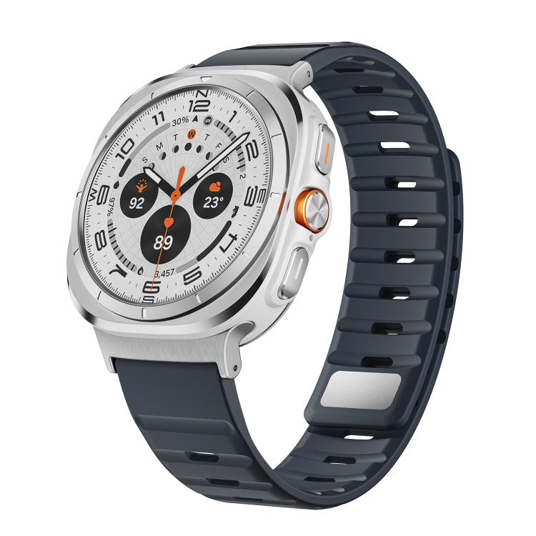 磁吸矽膠錶帶，適用於 Samsung Galaxy Watch Ultra 47mm / Ultra 2025