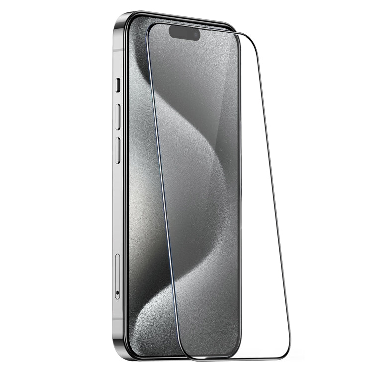 JOYROOM Knight 系列 2.5D 全屏高清鋼化玻璃膜，適用於 iPhone 17 Pro Max，適用於 iPhone 17 Pro，適用於 iPhone 17，適用於 iPhone Air，適用於 iPhone 15 Pro Max，適用於 iPhone 15 Pro